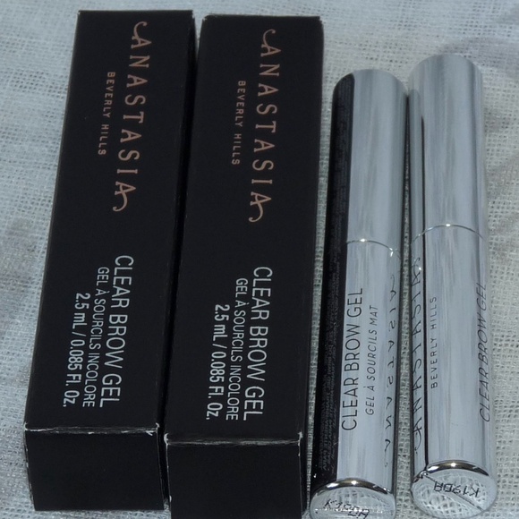 ๐ $13 - (2) pcs Anastasia B.H. Clear Brow Gel Travel Size .085oz New in Box - Picture 13 of 14